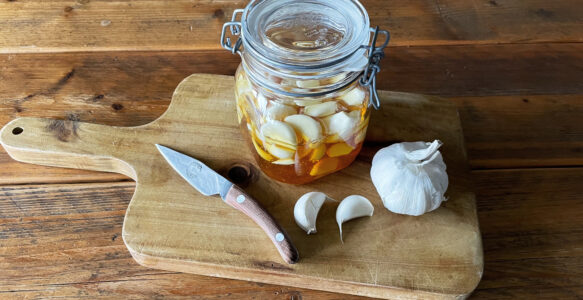 Der Knoblauch-Honig